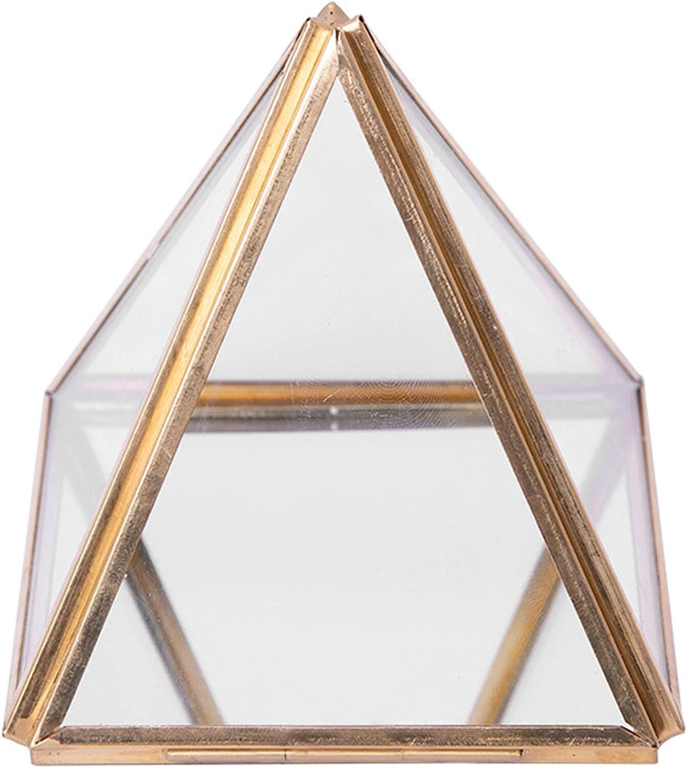 Jewellery Display Box Gold Pyramid Etsy UK