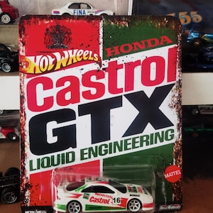 hot wheels personalizzate honda acura integra castrol