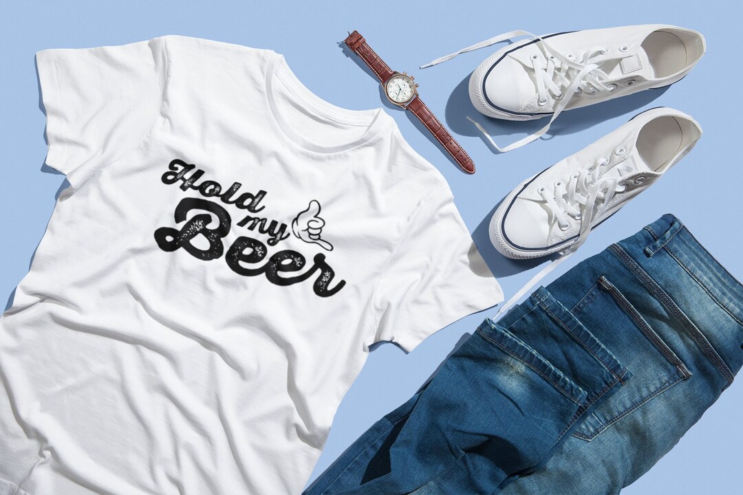 Hold My Beer George Washington Patriotic T-Shirt - Premium Cotton, USA Made