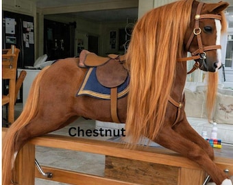 Mane and tail for rocking horse 22 inch x 8 inch