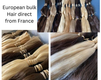 European loose human hair various lengths and shades, best quality available in 25 grams