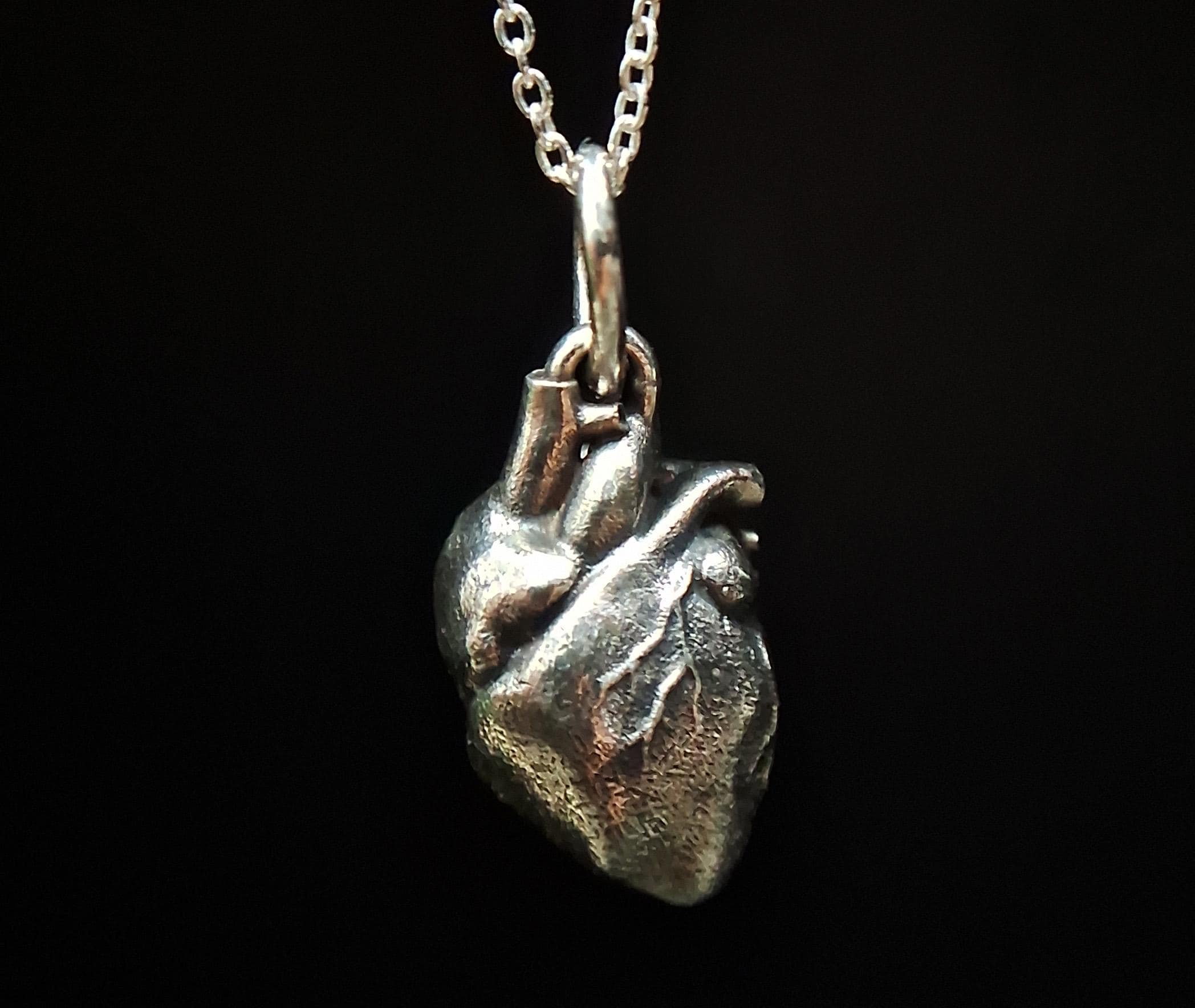 Bracciale cuore anatomico perle a foro largo - Gioielli - Bracciali... | su