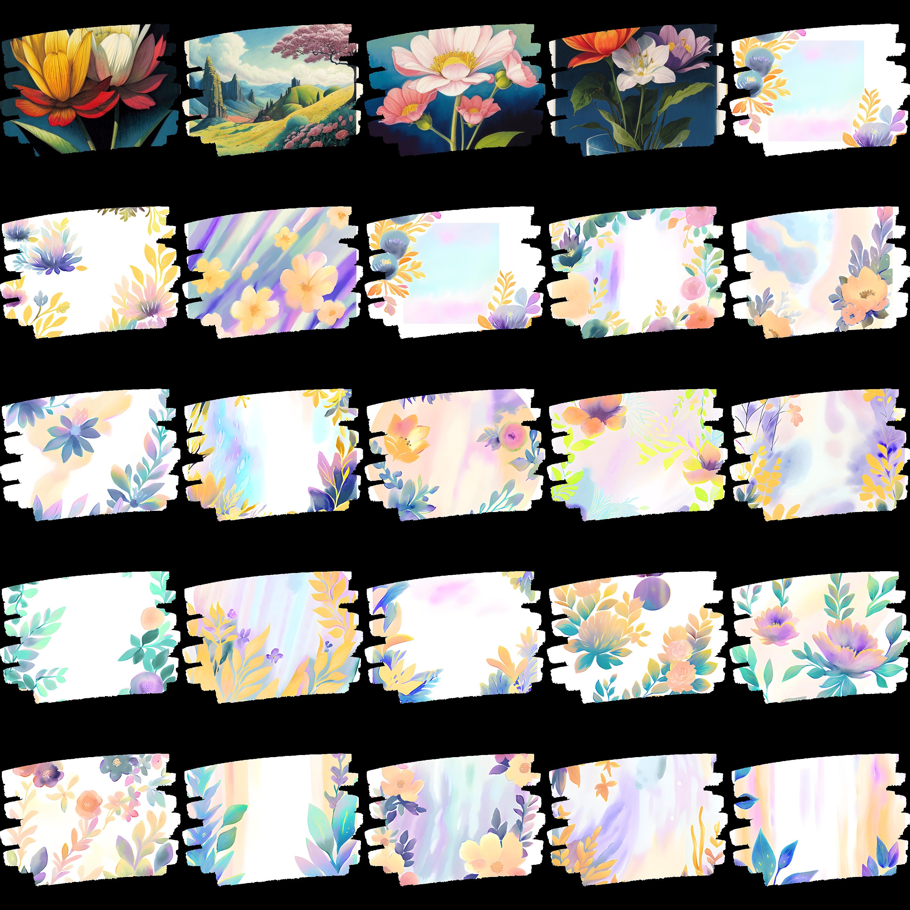 Sublimation Background Bundle 50 PNG Sublimation Designs Transparent ...