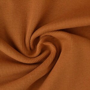 Ribbed cuffs dark ochre 14