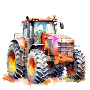 iron-on patch &quot;Tractor Red&quot;