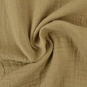 Musselin dunkelbeige 11