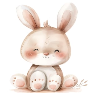 iron-on patch &quot;little bunny&quot;