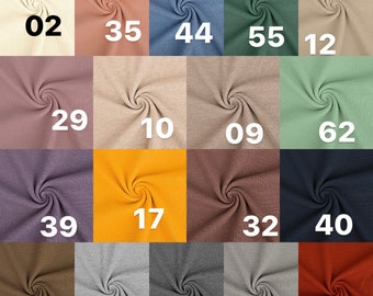 Waffelstrick Jersey in verschiedenen Farben