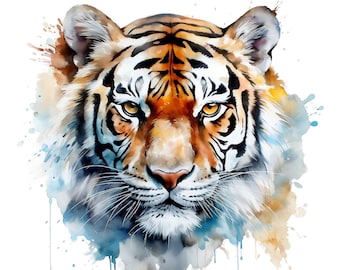 Iron-on picture “Tiger”