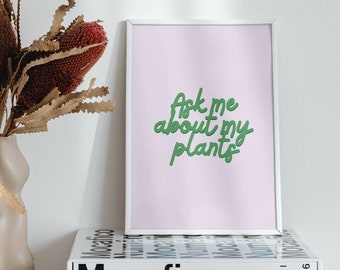 Printable Wall Art, Quote Wall Art, Quote Print, Home Decor, A3, A4, Plant Mum Gift, Plant Dad Gift, Minimalist Print, Minimalist Decor, Art