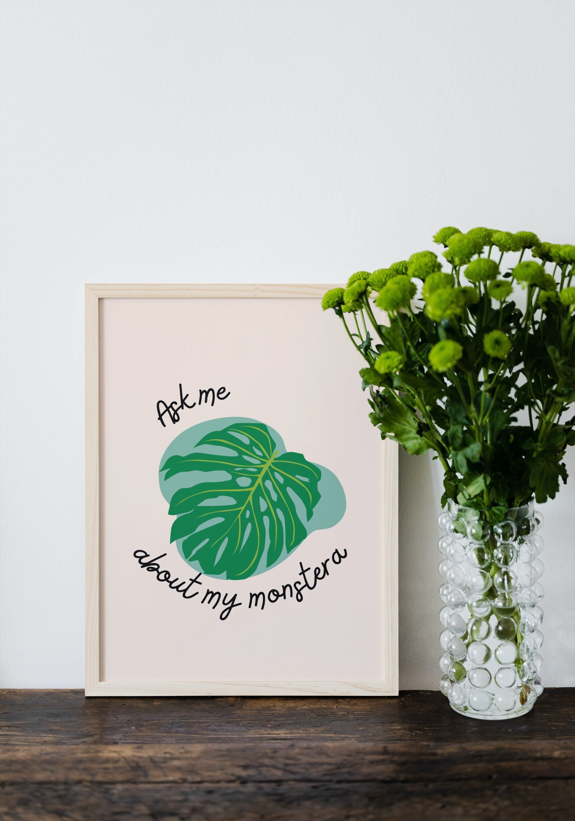 Swiss Cheese Plant Print, Botanical Print, Neutral Print, Monstera  Deliciosa, Monstera, Printable Wall Art,plant Mum Gift,plant Dad Gift - Etsy