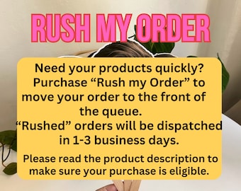 Rush My Order