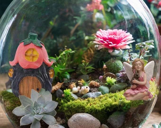 Enchanted Fairy Garden Terrarium Kit