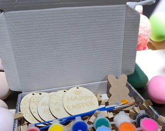 Knutselenset voor kinderen: paasmand cadeaus-knutsels