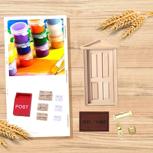 Crea tu propia puerta mágica de hadas: kit de pintura para puertas de hadas DIY