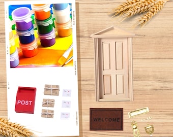 Create Your Own Magical Fairy Door - DIY Fairy Door Painting Kit