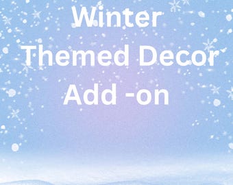 Module complémentaire sur le thème de l&#39;hiver pour terrarium de jardin féerique-jardin féerique-flocons de neige-pommes de pin-kit de guirlandes lumineuses