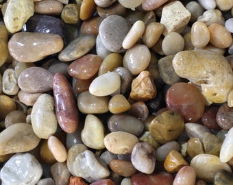 Carolina Sunset Rocks – Fairy Garden & Terrarium Pebbles- 1+ pounds