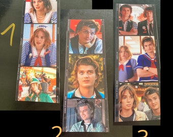 Cose più strane polaroid strips Robin Buckley steve Harrington piccolo set di 5 foto O singola Polaroid / segnalibro / scrapbooking