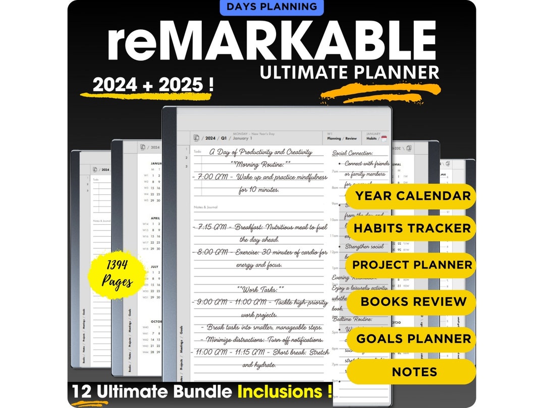 2024 2025 Templates for Remarkable 2 Remarkable 2 Templates Remarkable ...