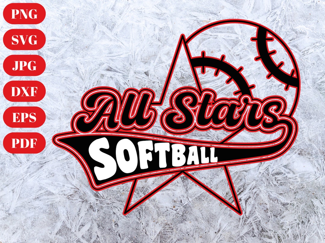 Allstars Svg All Stars Softball Svg Png Softball Shirt Svg Etsy