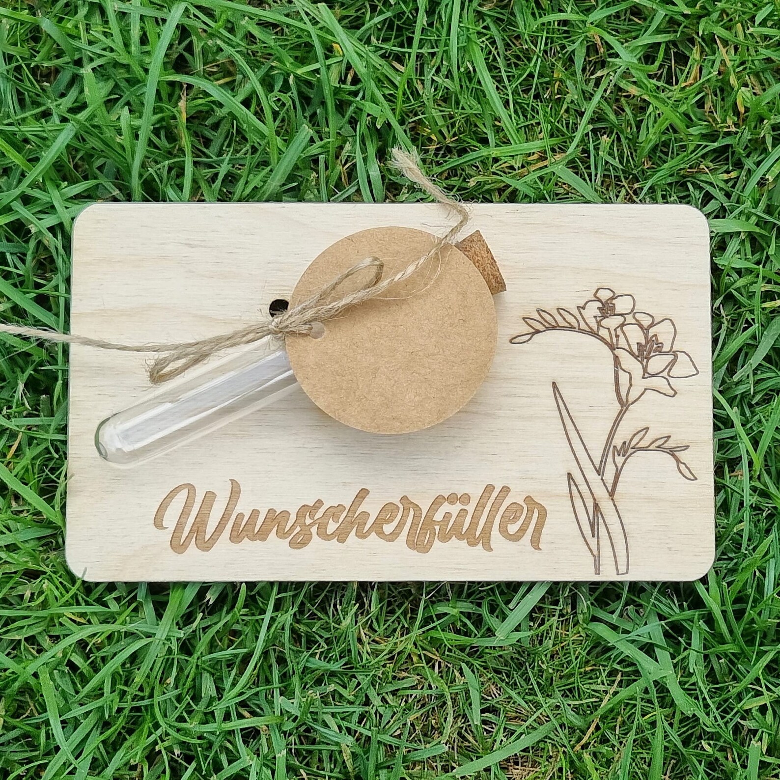 Holz Geldgeschenk Wunscherfüller - Mit Umschlägen Für Hochzeit, Geburtstag, Weihnachten