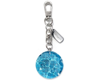 ALLTAGLICH Handmade Swimming pool KEYRING(ver.3) - Emerald