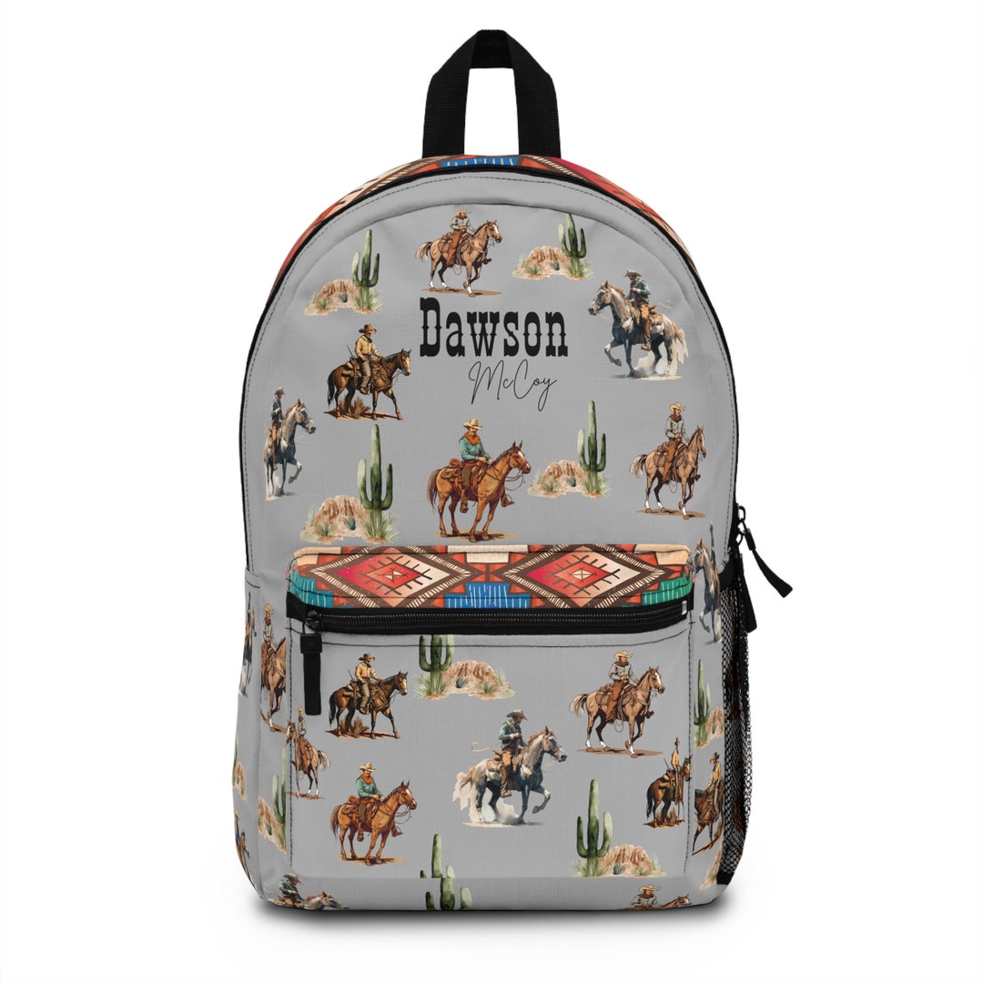 Personalized Western Backpack, Western Backpack, School Backpack