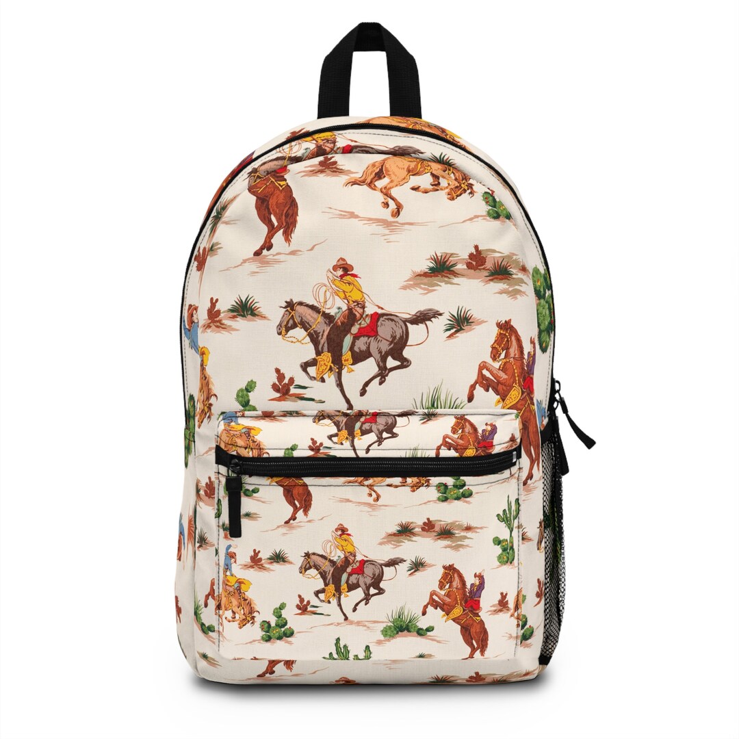 Western Backpack, School Backpack, Cowboy Backpack, Rodeo Backpack
