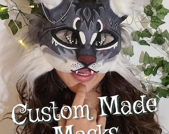 Custom-made Therian Mask Commissions - We make your dream design come true!