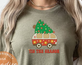 Tis The Season Christmas T-shirt, Xmas Tree Shirt, Merry Christmas Tee, Christmas 2023 Tshirt, Trendy Shirt, Christmas Tree Tshirt