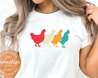 Thanksgiving Day T-Shirt, Chicken Shirts, Unisex Thankgiving Gift, ,Chickens Lovers Tshirt, Womens Chicken Tee, Gift For Farmer