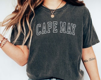 CAPE MAY Shirt COMFORT Colors T-shirt, Cape May Trip Shirt, Cape May T-shirt, Bachelorette Tee, Cape May Gifts, Oversized College Shirt.