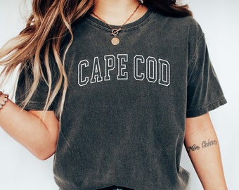 CAPE COD Shirt COMFORT Colors T-shirt, Cape Cod Gifts, Cape Cod Bay T-shirt, Bachelorette Tee, Cape Cod Trip, Oversized College Shirt.