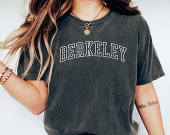 BERKELEY Shirt COMFORT COLORS T-shirt, Berkeley Trip Shirt, Berkeley Gifts, Berkeley T-shirt, Oversized College Shirt, Bachelorette Tee.