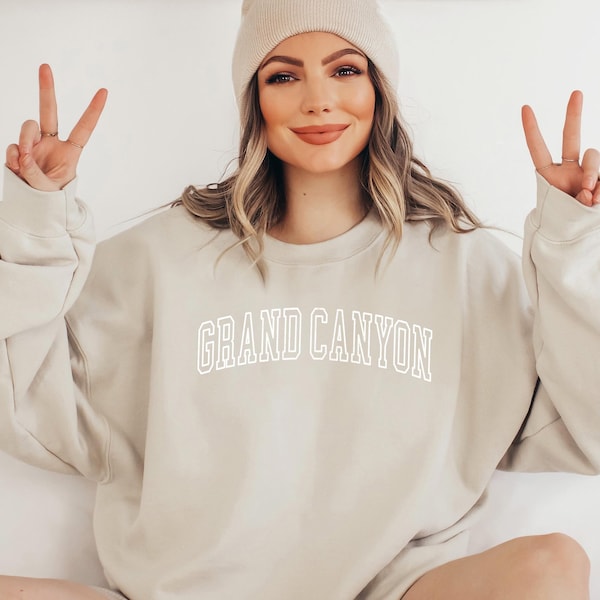 GRAND CANYON Sweatshirt, Grand Canyon Shirt, Arizona Gift, Grand Canyon Sweater, Arizona Souvenir, Girls Trip, Bachelorette, Crewneck