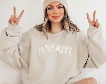 PSYCHOLOGY Sweatshirt, Psychologist Shirt, Psychology Student Gift, Graduation Gift, Teacher Gift, Science College Premium Crewneck
