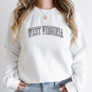 WEST VIRGINIA Sweatshirt, West Virginia Shirt, West Virginia Gift, West Virginia Sweater, Souvenir, Bachelorette, Premium Crewneck image 4