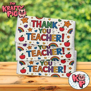 Fun Crayon Teacher Chocolate Wrapper | Printable End of Term Gift | Thank You Teacher from Child | Instant Download