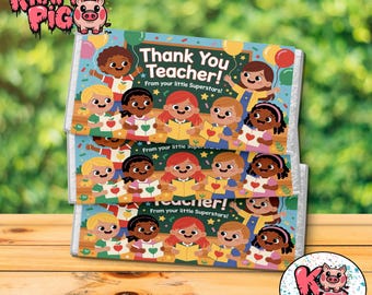 Teacher Appreciation Chocolate Bar Wrapper: Printable End of School Gift (Digital Download)
