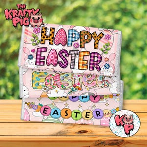 "3 ""HAPPY EASTER"" Schokoladentafel Wrapper, Feier Geschenk, personalisierte Schokoladentafel, Candy Bar Digitales Etikett, einzigartiges Osterhasengeschenk!"