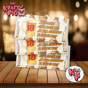 Alles Gute zum 18. Geburtstag Schokoladenriegel Wrapper, personalisierte Schokoladentafel, Candy Bar Wrapper, PNG, Geschenk für ihn, Geburtstagsgeschenk, 18.Geburtstag.