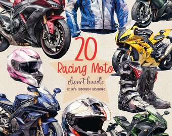 20 Racing Motorcycle Clipart Bundle, Motorcycle Png Pack, Motorcycle Illustration Clipart ,Motorcycle Digital Print,Motorcycle Printable