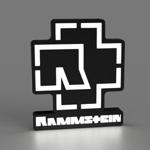 Rammstein Lightbox - Unieke decoratie voor rockfans