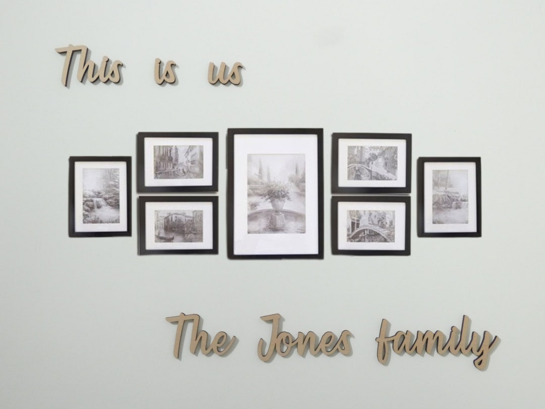 This is Us Wooden Home Decor Personalised Wall Decoration frames and ...