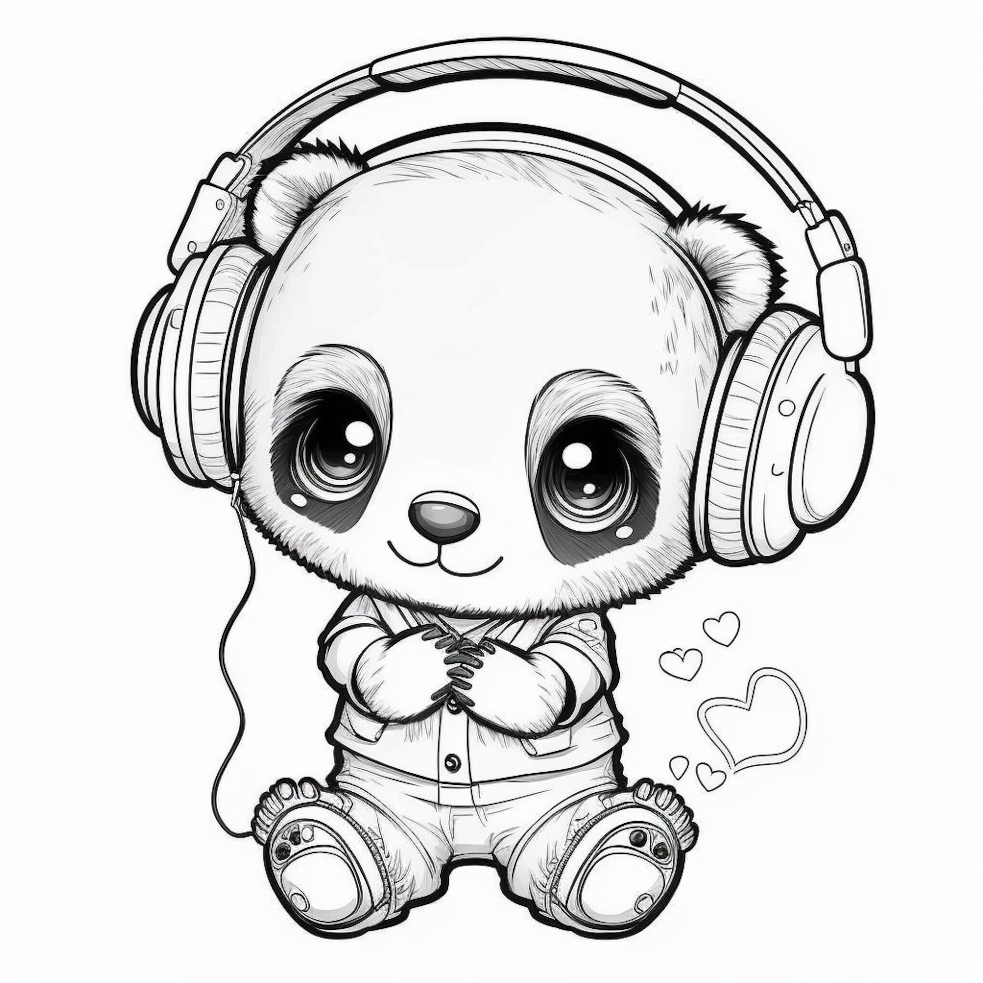 Cute Animated Animals Coloring Pages