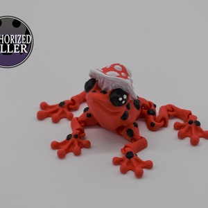 Mushroom Frog Articulated Fidget Toy by Cinderwing3D