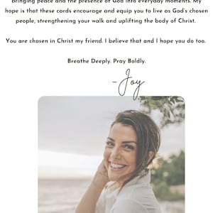 Breath Prayer Scripture Cards: Christian Affirmations, Encouragement Gift image 8