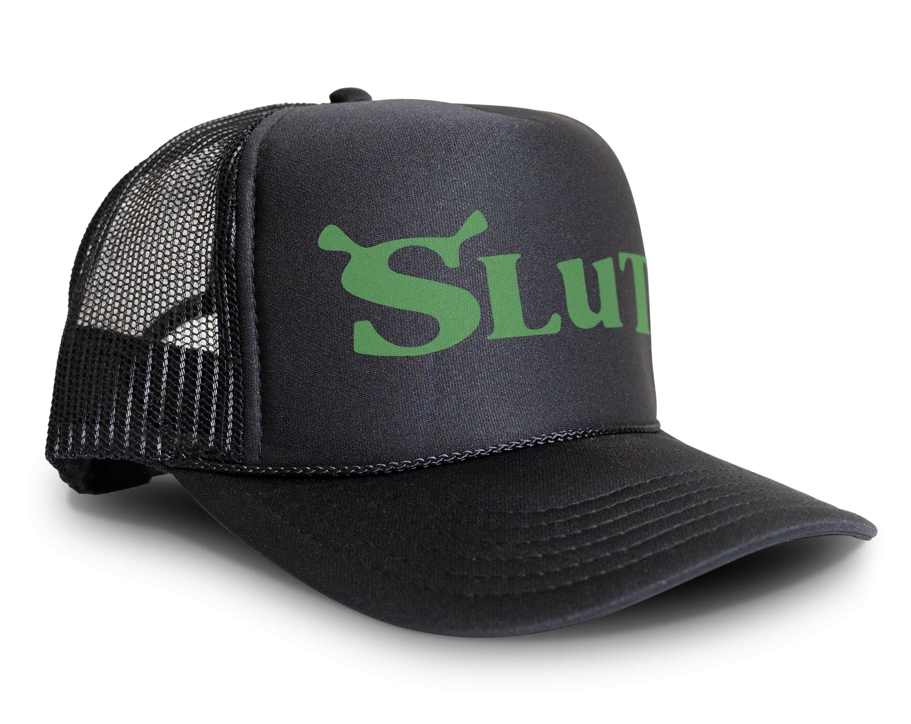 Shrek Slut Funny Raunchy Adult Humor Snapback Mesh Trucker Hat