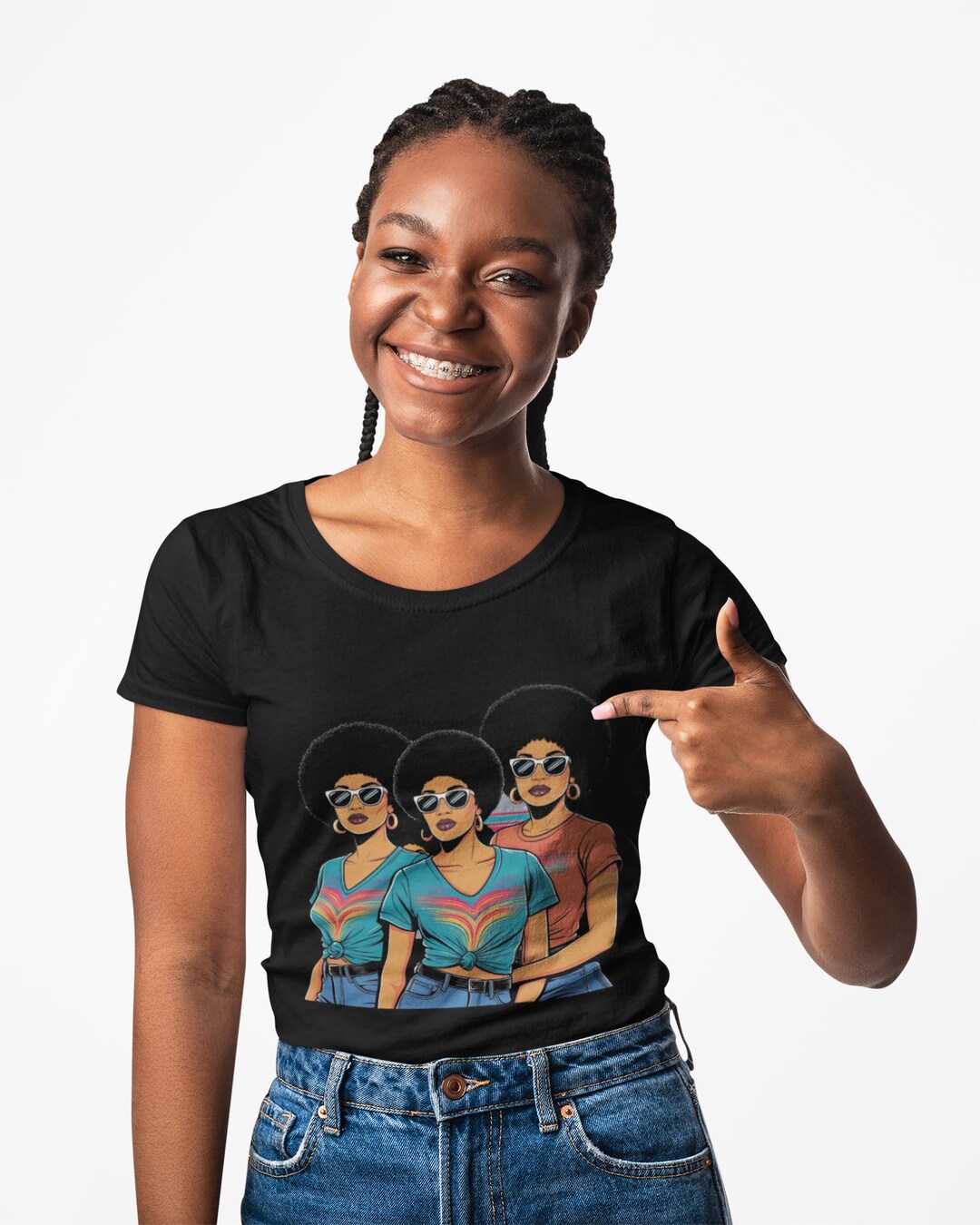 Love Africa Women Polo Shirt - Personalized Beautiful Black Girl DT02